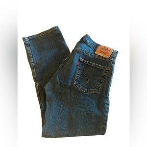 Mens Levi Slim Straight Jeans 34 x 32